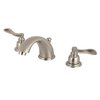 Kingston Brass KB968NFL Widespread Bathroom Faucet, Brushed Nickel KB968NFL